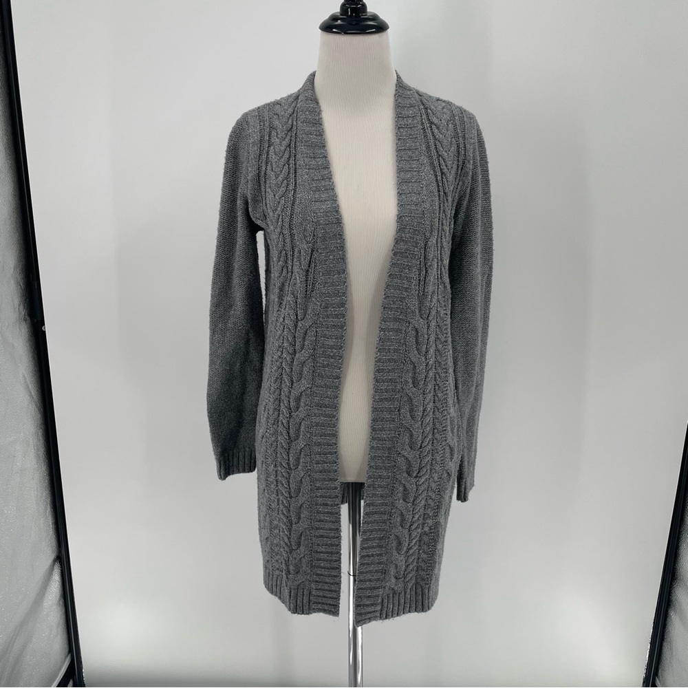 Westport Woman’s Grey Cardigan Sweater